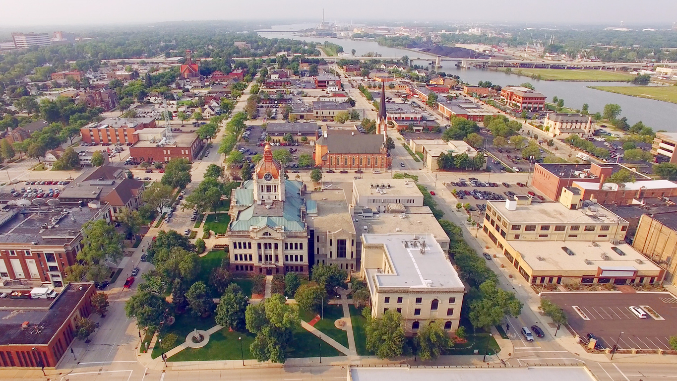 Panoramic Image of Green Bay, WI